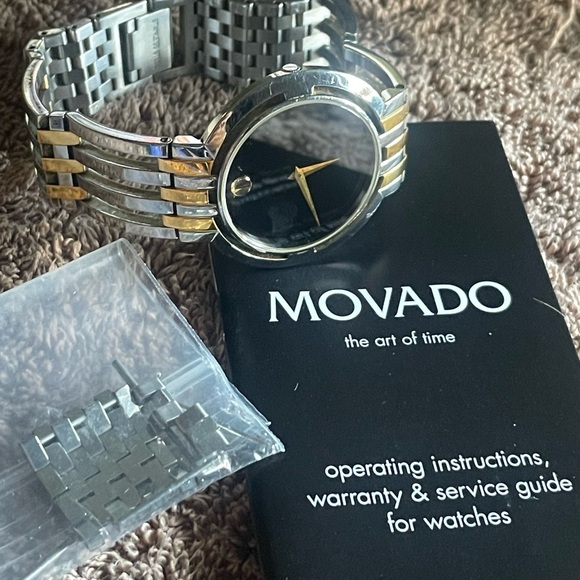 Movado Two-Tone Silver and Gold Esperanza - Picture 1 of 8